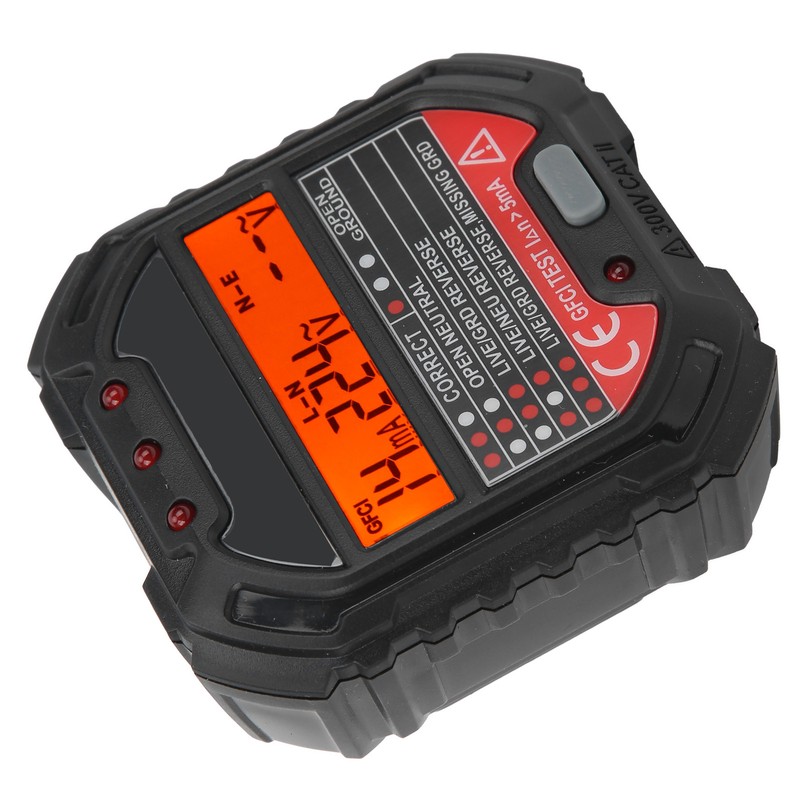 HT107B Socket Tester with LCD Display Frequency Test Electric Circuit