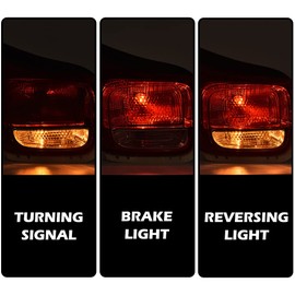 G-PLUS Tail Light Compatible with Chevy Malibu LT/LS/Eco 2013 2014 2015/Fit 2016 Malibu Limited Outer Tail Lamp Left Driver Side Red/ClearLens Black Housing GM2804110(3 Plug)