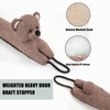 Marwood Bear Door Draft Stopper, 32 inch, 2.2lb, Polyester, Cute