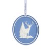 Wedgwood Christmas Cameo Reindeer Jasperware Ornament
