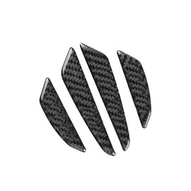 Hainomelon 4 Pcs Car Door Anti Collision Strip Door Edge Guards Anti-Rub Protector Trim Carbon Fiber Texture Car Door Corner Bumper Protector Anti-Scratch Universal for All Cars SUV