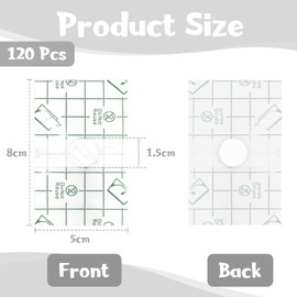 120 Pcs Ear Covers for Shower, Waterproof Ear Covers Ear Protection for Swimming Ear Piercing Cover for Swimming for Shower Surfing Snorkeling and Other Water Sports