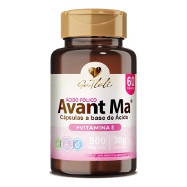 Multi Vitaminico Para Mujer Contiene cido Flico, Vitamina E, Brocoli y Espinaca Ga Tlali 60 Cpsulas  Apoyo Celular, Fertilidad, Antioxidante y Salud  