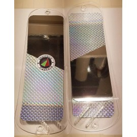 Shortbus Flashers 11" Fishing Dodger - Diag - Silver Bullet