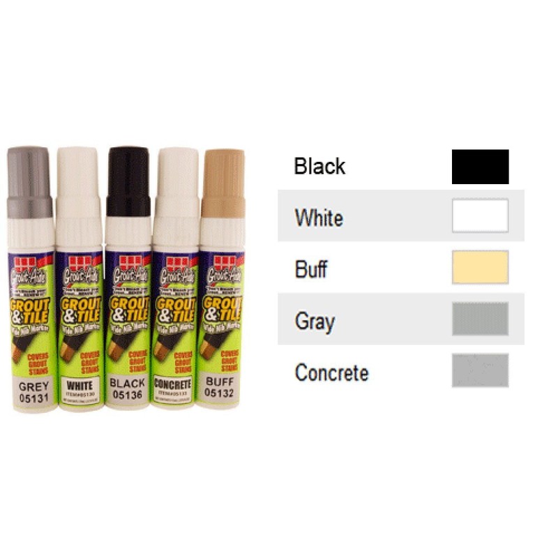 SKM Grout Aide Wide Nib Grout Marker (Black)