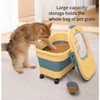 Collapsible Airtight Food Storage Container – Sealed Lid for Pet