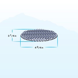 Stompgrip Premium Snowboard Stomp Pad | Radial | 3D Collection | 3D Decal | Clear