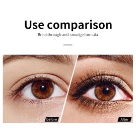 QIBEST Waterproof Magic 4D Silk Fiber Eyelash Mascara Extension Long Lasting Eye Lashes