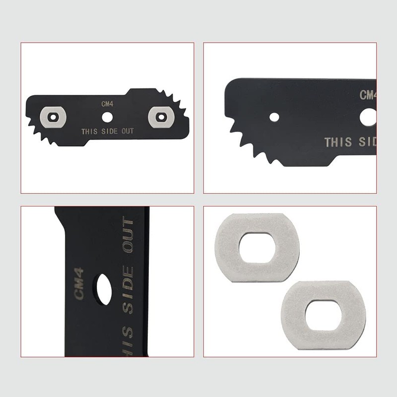 HandyTek 2-Pack EB-007 Edge Hog Heavy-Duty Edger Replacement Blades Compatible