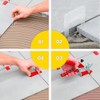 MarketConnect® Pack of 50 Red Reusable Wheel Chocks for Leveling