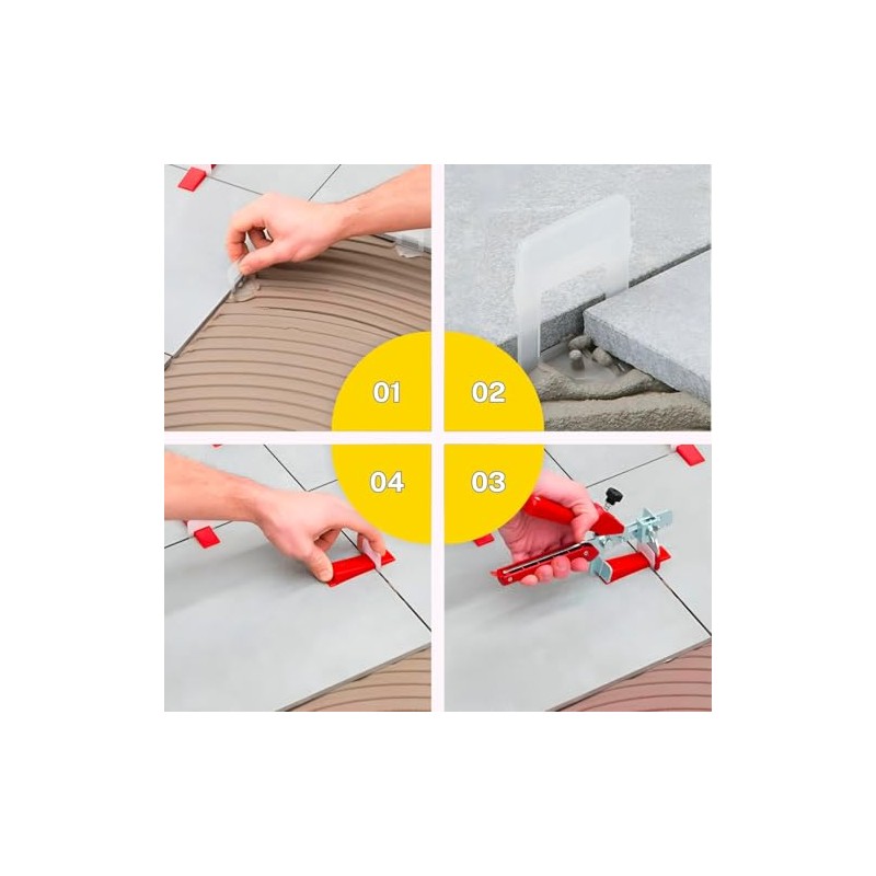 MarketConnect® Pack of 50 Red Reusable Wheel Chocks for Leveling