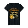 Womens Grandma First Trip Around The Sun Birthday Boho Retro