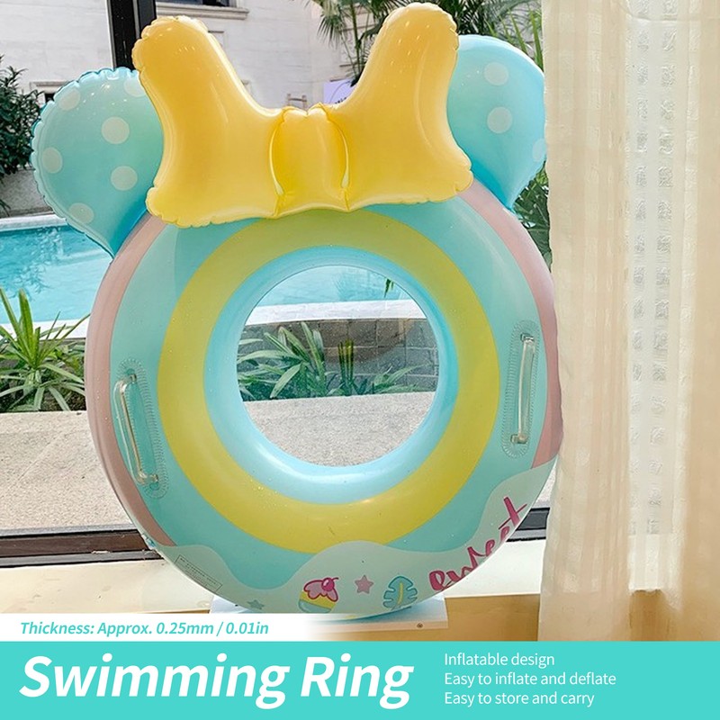 Kid Cute Cartoon Swimming Ring Children Beach Party Soft Inflatable