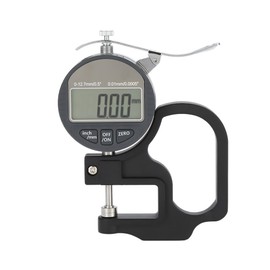 Digital Thickness Gauge 0-12.7mm Electronic Micrometer Percentage Thickness Meter Inch Metric with Precise LCD Display