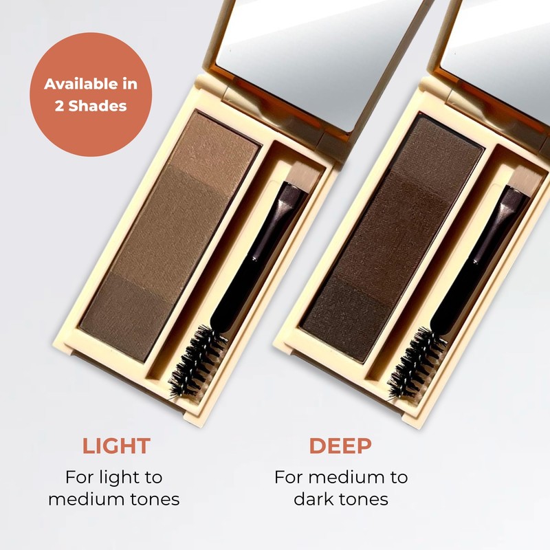 Beauty For Real Brow Max Ombre Brow Powder, Deep -