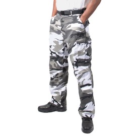 Rothco Relaxed Fit Zipper Fly BDU Pants (US, Alpha, Large, Regular, Regular, City Camo)