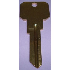 1 NEW uncut Kwikset KW1 / KW10 / KW11 Brass "Do Not Duplicate" Key blanks