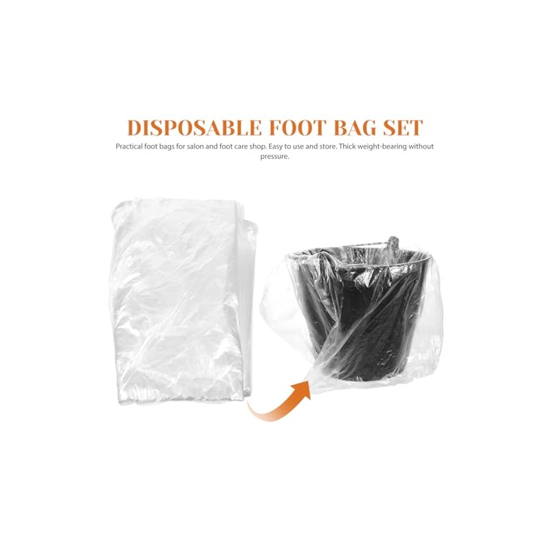 80pcs Disposable Pedicure Bags Waterproof Spa Pedicure Bags for Salon