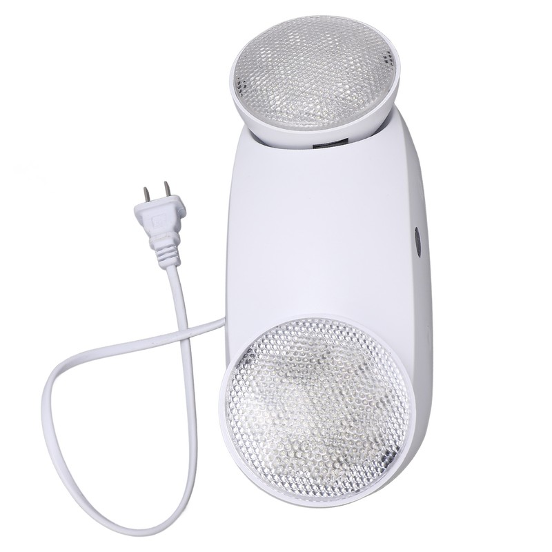 LED Emergency Light Two Head Adjustable Commercial Emergency Lighting Fixtures