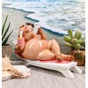 Ebros Beach Body Brody The Pig Sunbathing While Slurping Sundae
