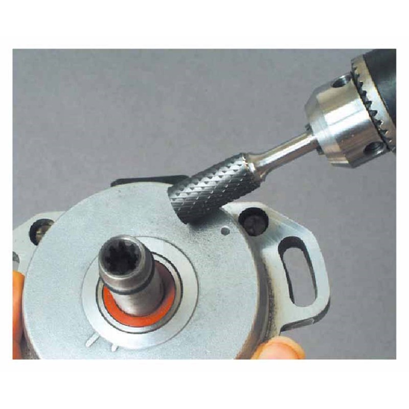 Ichinen Access Relief 28031 Carbide Cutter, Round Tip Cylindrical Type,