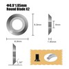 SWONVI 8pcs Carbide Lathe Tools Carbide Inserts For Wood Lathe