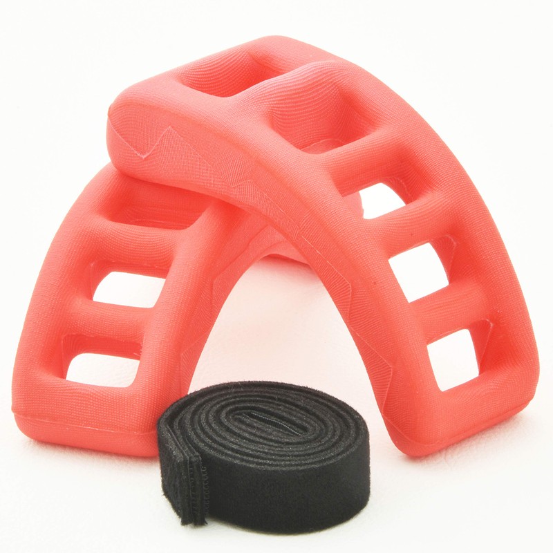 Dr. Elle Foot Tenubi Energy-kun with Strap Strap, Soft, Red,