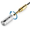 deleyCON Set of 8 Banana Plugs Gold-Plated Screwable for Speaker