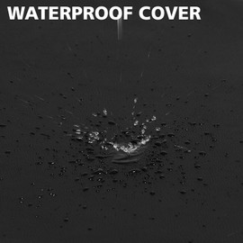 Shinnwa Waterproof Bench Cushion with Ties for Indoor Furniture, Dual-Layer Memory Foam Bench Seat Cushion with Faux Leather Cover and Non-Slip Bottom, 48 x 16 x 2”, Black