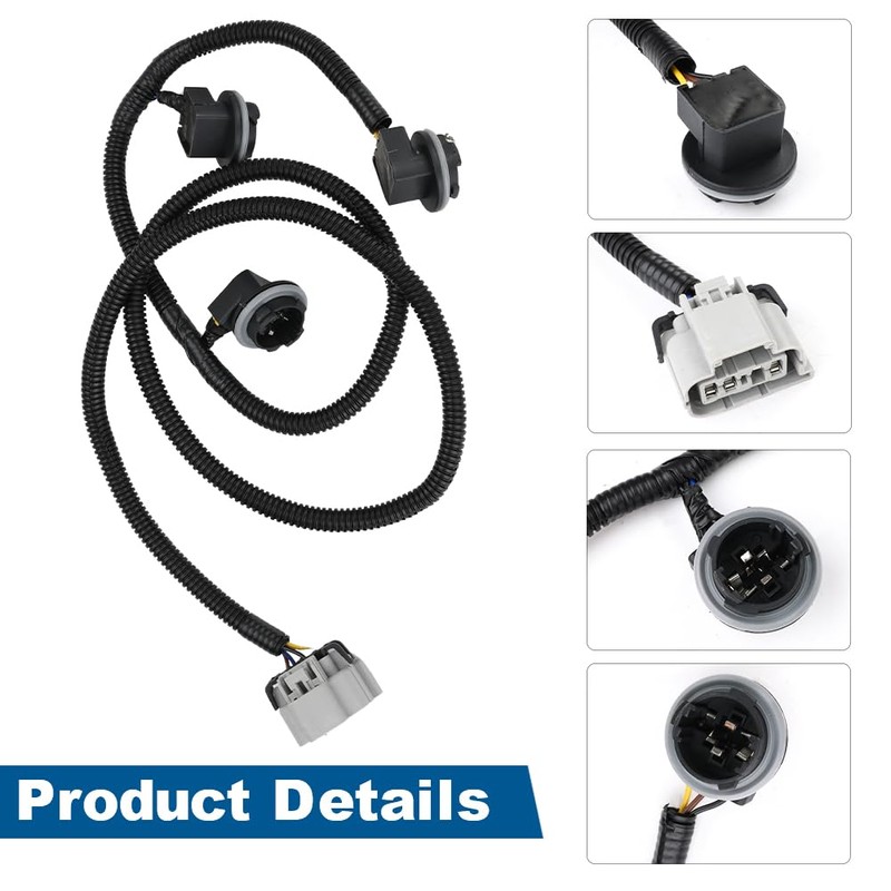 WMPHE 2 Pcs Tail Lamp Wiring Harness Compatible with Chevy