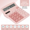 Desk Calculator,Cute Caculator with Dual Power Source,Basic Calculators Desktop with