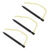 12PCS Tent Stakes Aluminum Alloy Three Edges Lightweight Tent Nail