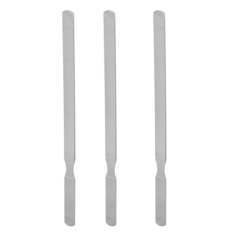10pcs Stainless Steel Nail File 4 Sides Nail File Fine