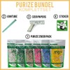 PURIZE Xtra Slim Filters (Purize 250 Pieces Activated Carbon Filters