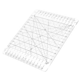 jojofuny Multifunctional Acrylic Sewing Ruler Durable Patchwork Template for DIY Craft Projects Measuring Tools for Designers and Tailors for Clothing and Quilting