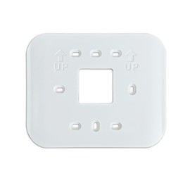 Thermostat Trim Plate Cover, Covers Wall Imperfections, Easy to Install, Durable ABS Plastic(Off-White)