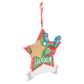 Lacrosse Star Christmas Tree Ornament A2116