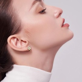 Maihang Flower Earrings for Women Floral Stud Earrings Colorful Spring Earrings Birthday Holiday Earrings Jewelry for Women Girls（DAISY)