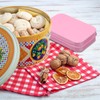 sourcing map 12pcs Metal Tin Box, 3.7x2.4x0.8 Mini Portable Rectangular