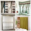 Ontrack Self Adhesive Curtain Track, Wall Track Set- No Drill,