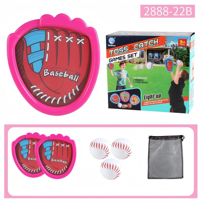 Kids Velcro Paddle Ball Set for Outdoor Play – Sticky