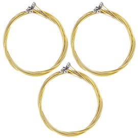 SG Store 3 Sets of 6 Acoustic Guitar Strings Replacement with Stainless Steel Core Phosphorus Bronze Including E-1st B-2nd G-3rd D-4th A-5th E-6th Classical Guitar Strings