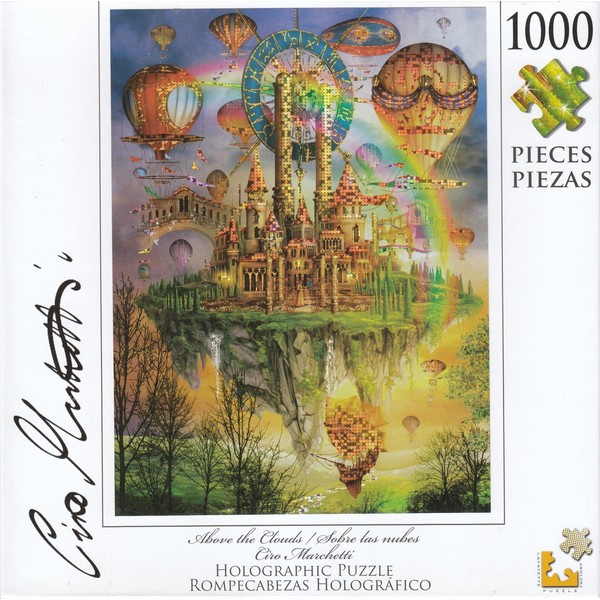 Holographic Puzzle Above the Clouds 1000 Piece by Lafayette Puzzle Factory