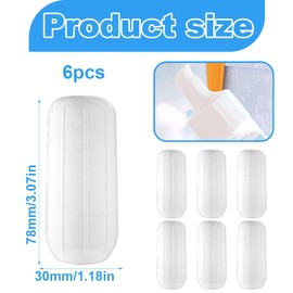 WUSJCOF 6 Pcs Reusable Leak-proof Travel Elastic Sleeves for Body Wash Bottle Covers and Luggage Shampoo Containers (Travel Size Toiletry Supplies)