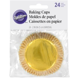 Wilton BAKECUPS GOLD FOIL 24CT, Standard (415-206)