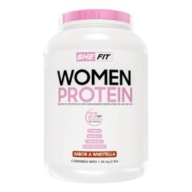 BHP She Fit Proteína para Mujer 3LB | Sabor Nutella | Fórmula Equilibrada con Colágeno, Vitaminas y Minerales | Belleza + Rendimiento