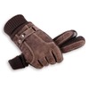 [Cat Hand] Motorcycle Gloves - Gloves (A-Brown)