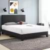 Lov4ever Full Queen King Size Upholstered Platform Bed Frame with