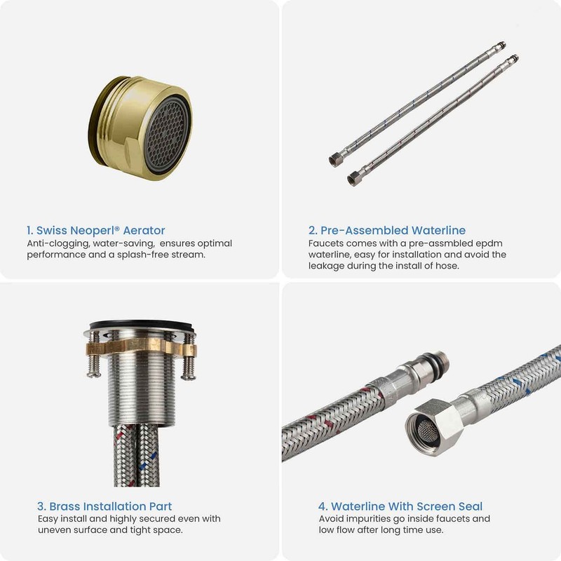 KIBI Engel Single Handle Pull Down Faucet for Kitchen Sink