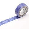 Kamoi Masking Tape mt 1P Border & Circle MT01D437 Blue